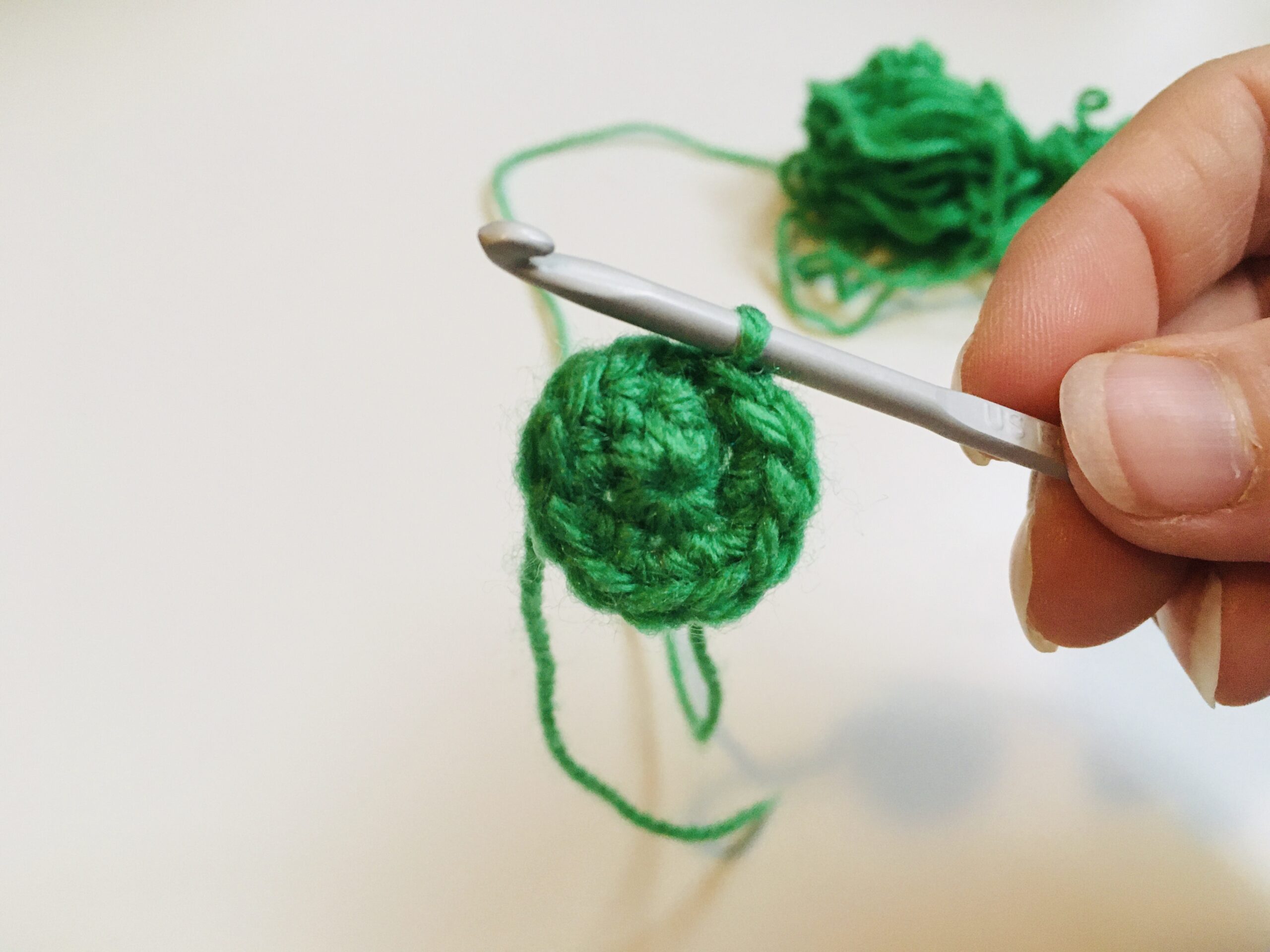 magische ring haken en 6 vaste