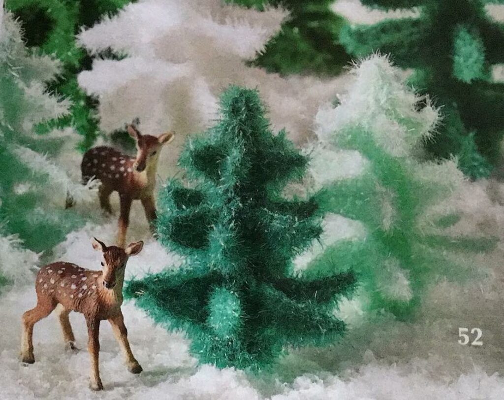 voorbeeld van Creative bubble garen van een kerstboom uit het tijdschrift Anna