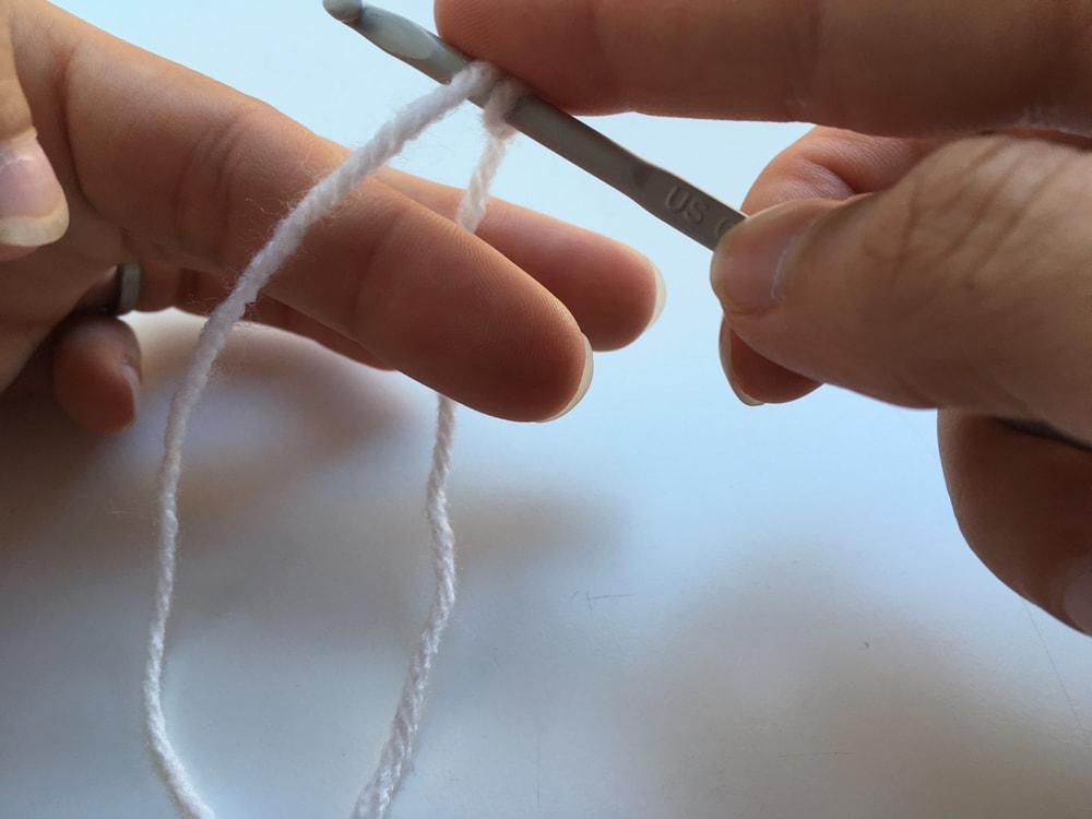 losse maken 2 - werk bij het haken vasthouden