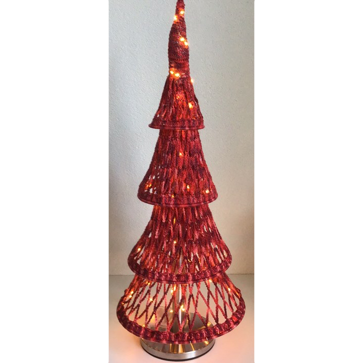 rode kerstboom zelf haken