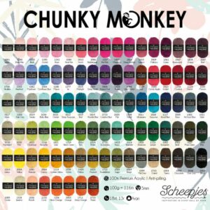 Kleurenkaart Chunky Monkey